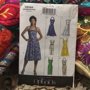 Vogue pattern for sundress, strapless dress